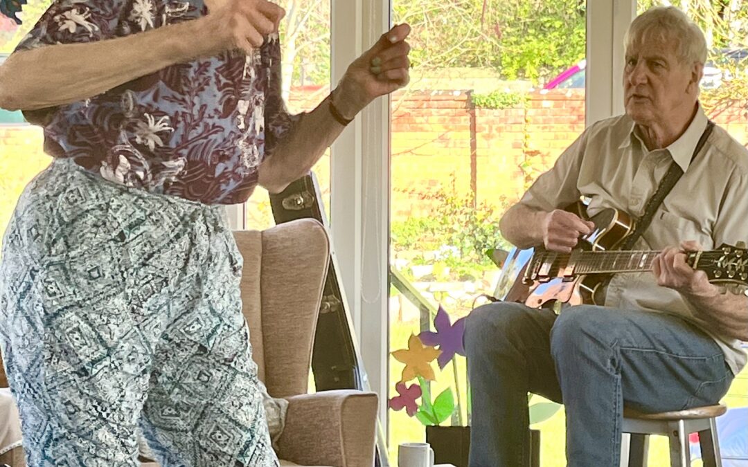 Upbeat Afternoon with Chris and His Guitar at Ashley House