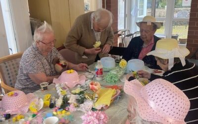 Easter Bonnet Smiles at The Firs