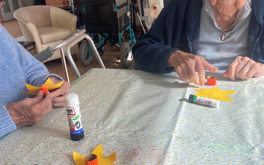 Residents Create Bright Spring Daffodil Display at The Firs