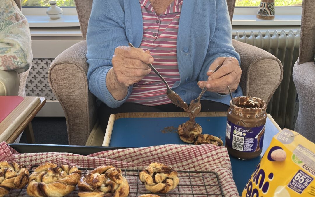 Tasty Easter Nest Baking at Ashley House