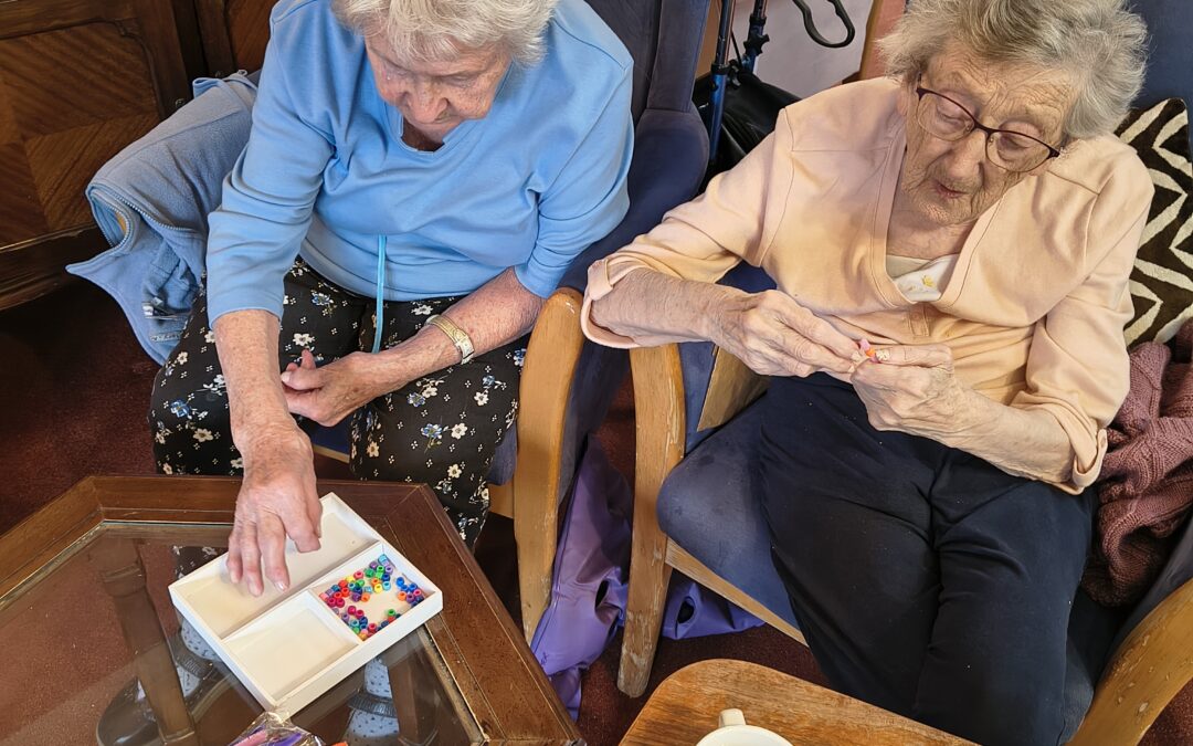Beaded Easter Crafts at Cambrian Lodge