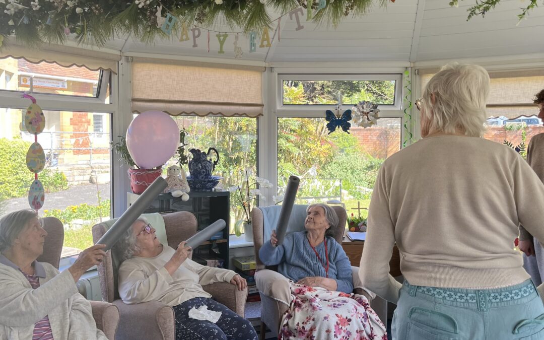 Active Afternoon of Ball Games at Ashley House