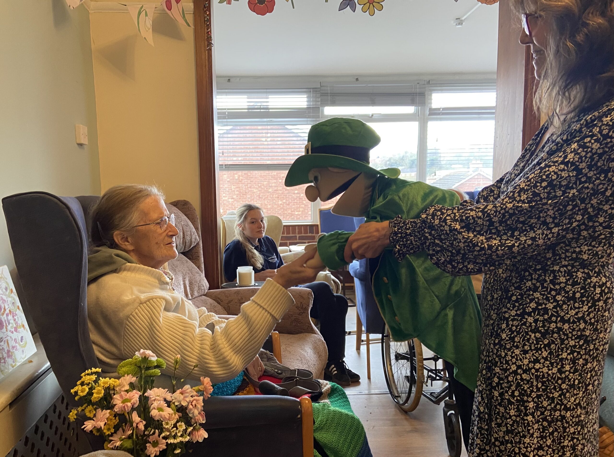 Seamus meeting Lesley