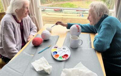 Colourful Easter Egg Painting at Beechmount
